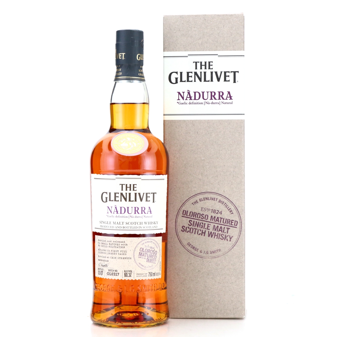 Glenlivet Nadurra Oloroso Matured Batch #OL0317