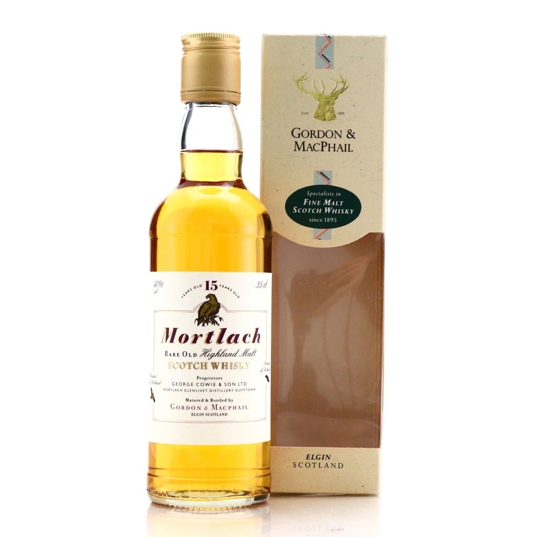 Mortlach 15 Year Old Gordon and MacPhail 35cl