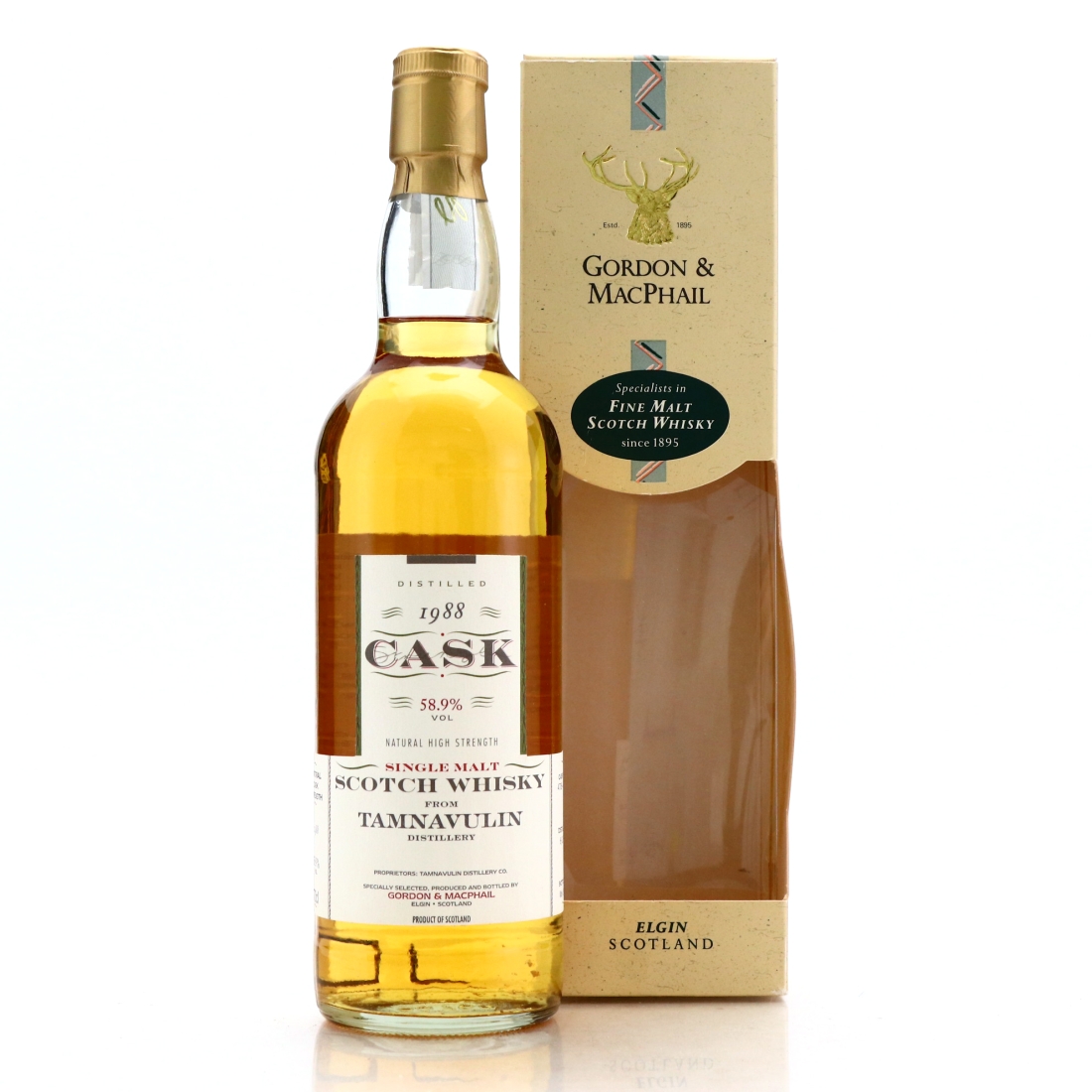 Tamnavulin 1988 Gordon and MacPhail Cask Strength