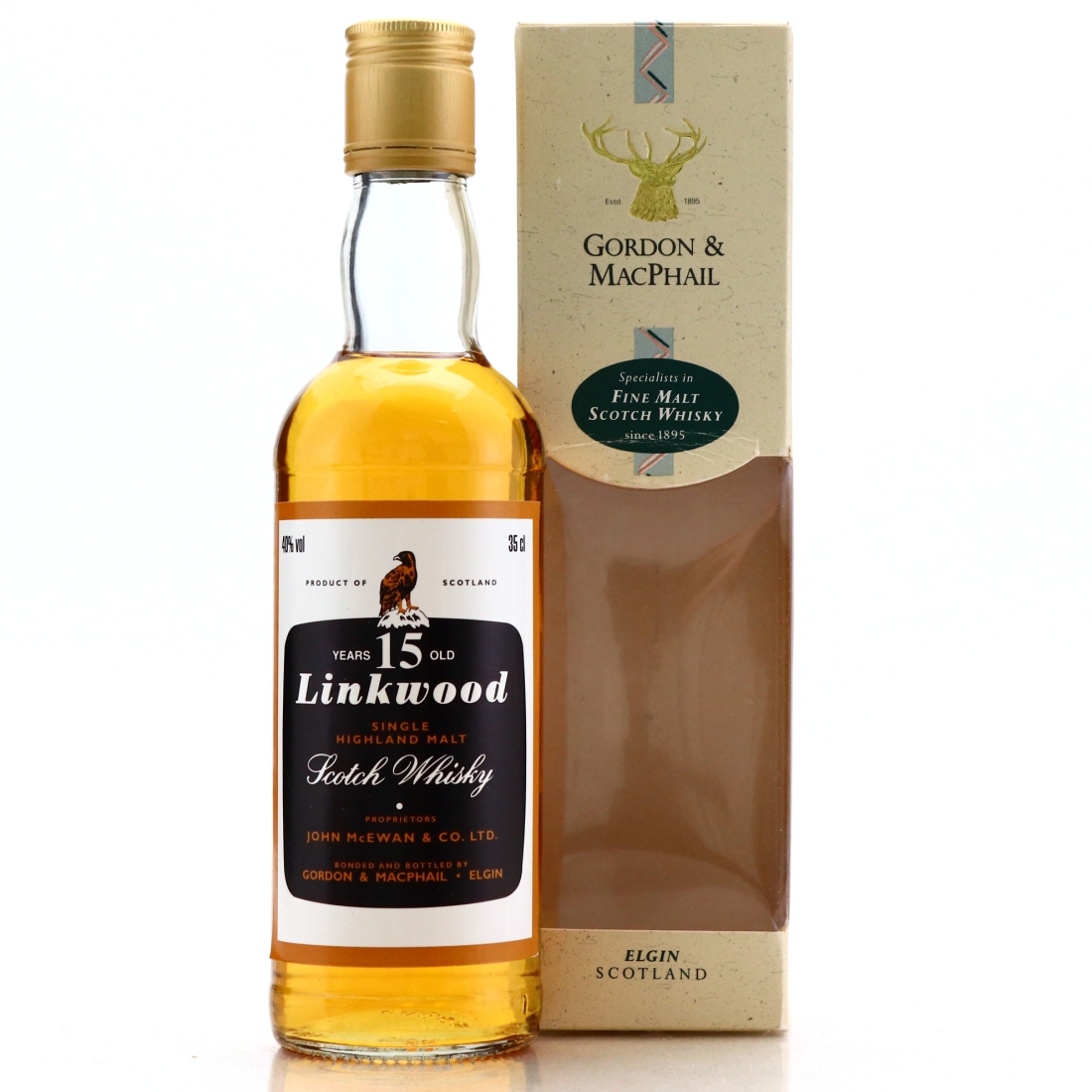 Linkwood 15 Year Old Gordon and MacPhail 35cl
