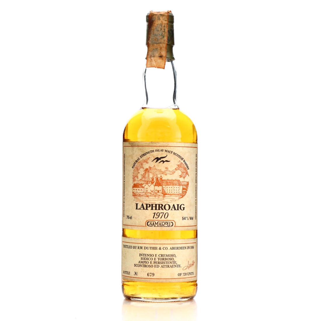 Laphroaig 1970 Samaroli / Signed by Silvano Samaroli