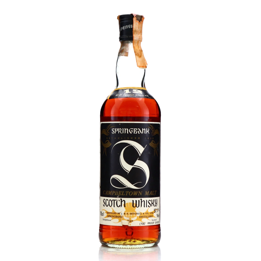 Springbank 12 Year Old Cask Strength Sherry Casks 1980s / Samaroli Import - Signed by Silvano Samaroli