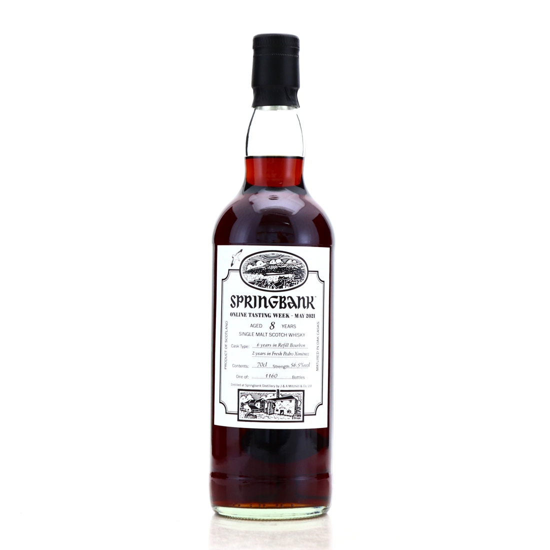 Springbank 8 Year Old Bourbon & Pedro Ximénez Cask / Online Tasting Week 2021