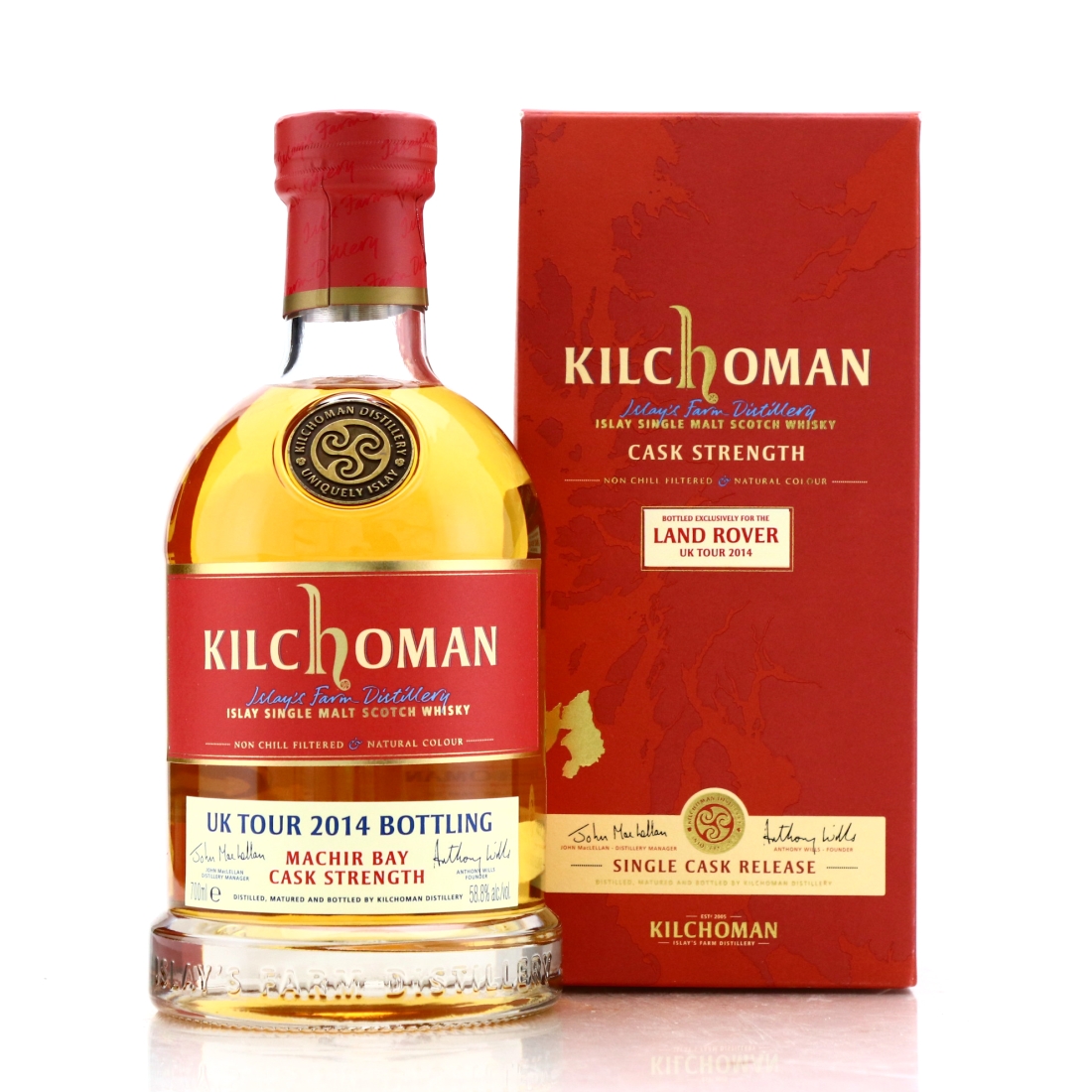 Kilchoman Machir Bay Cask Strength / Land Rover UK Tour 2014