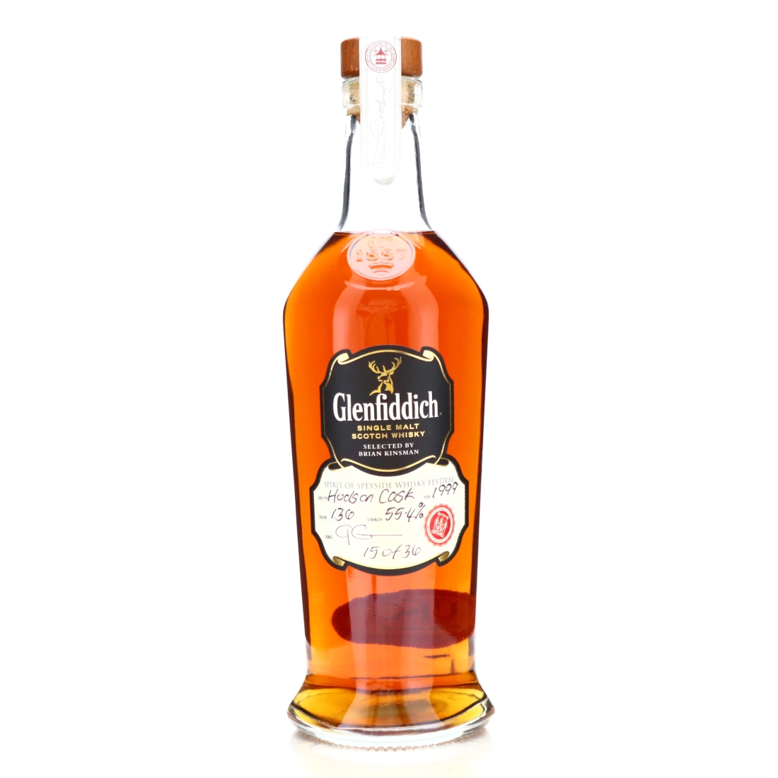 Glenfiddich 1999 Hudson Cask #136 / Spirit of Speyside 2016 - One of 36