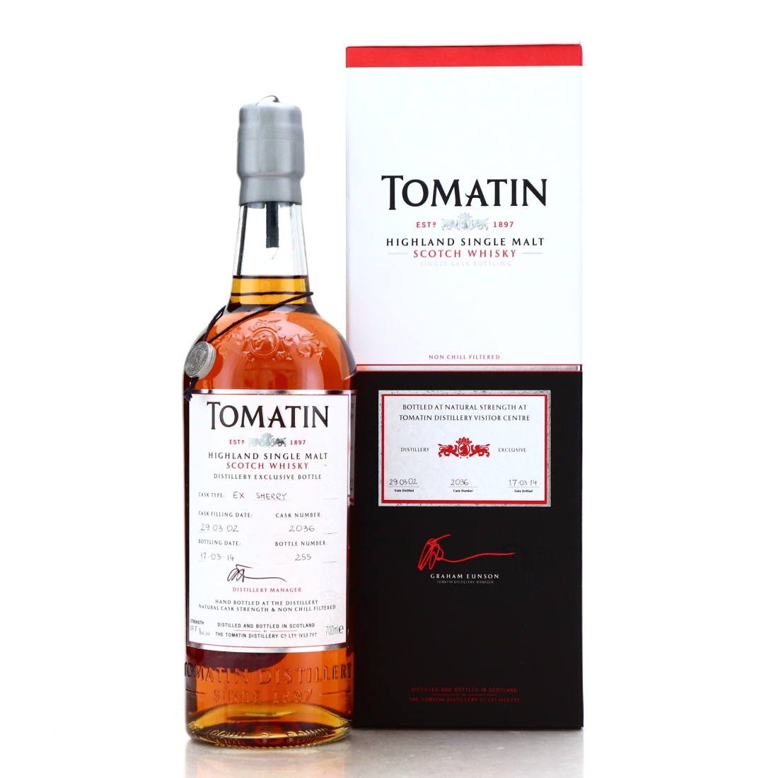 Tomatin 2002 Sherry Cask #2036