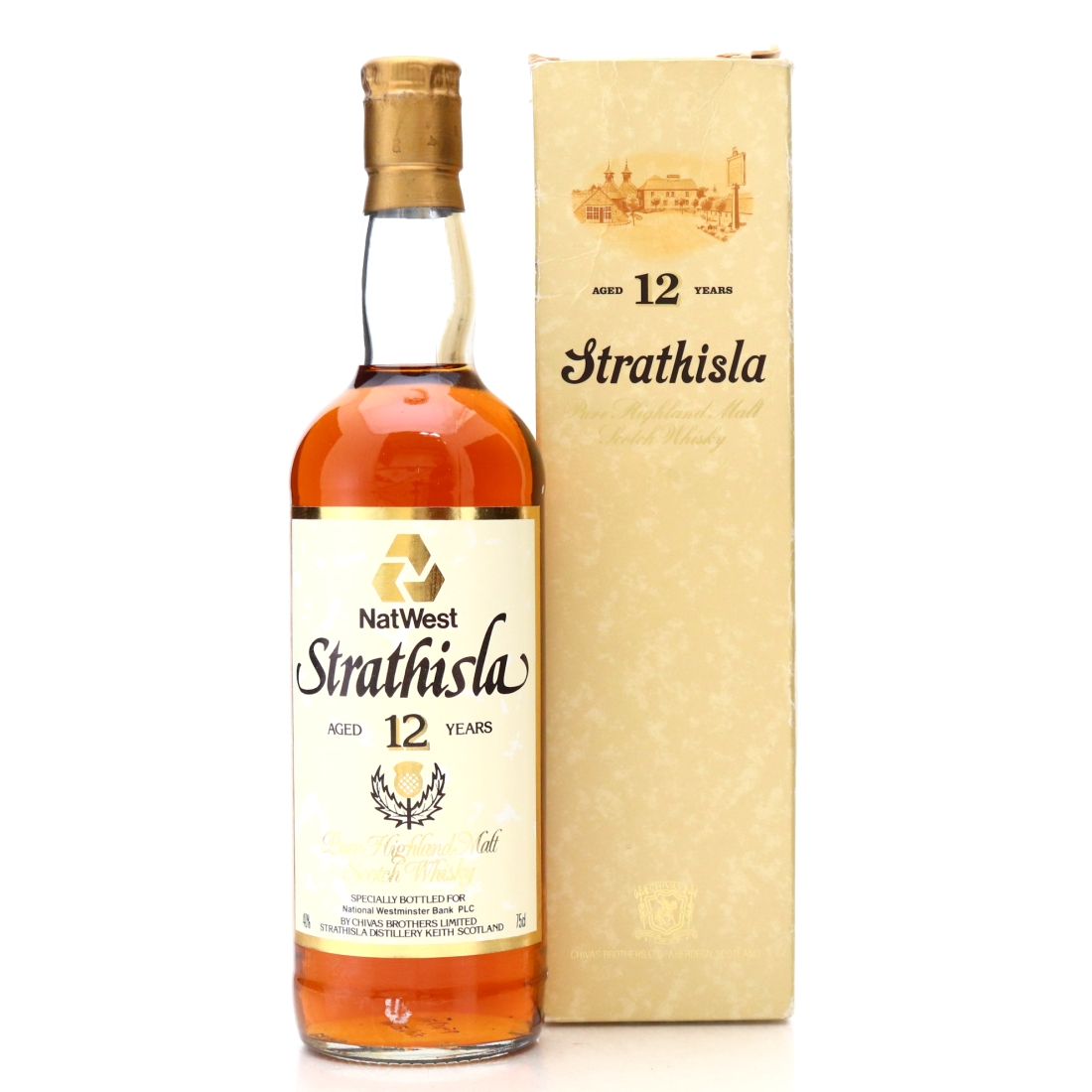 Strathisla 12 Year Old Private Bottling 1980s / Natwest