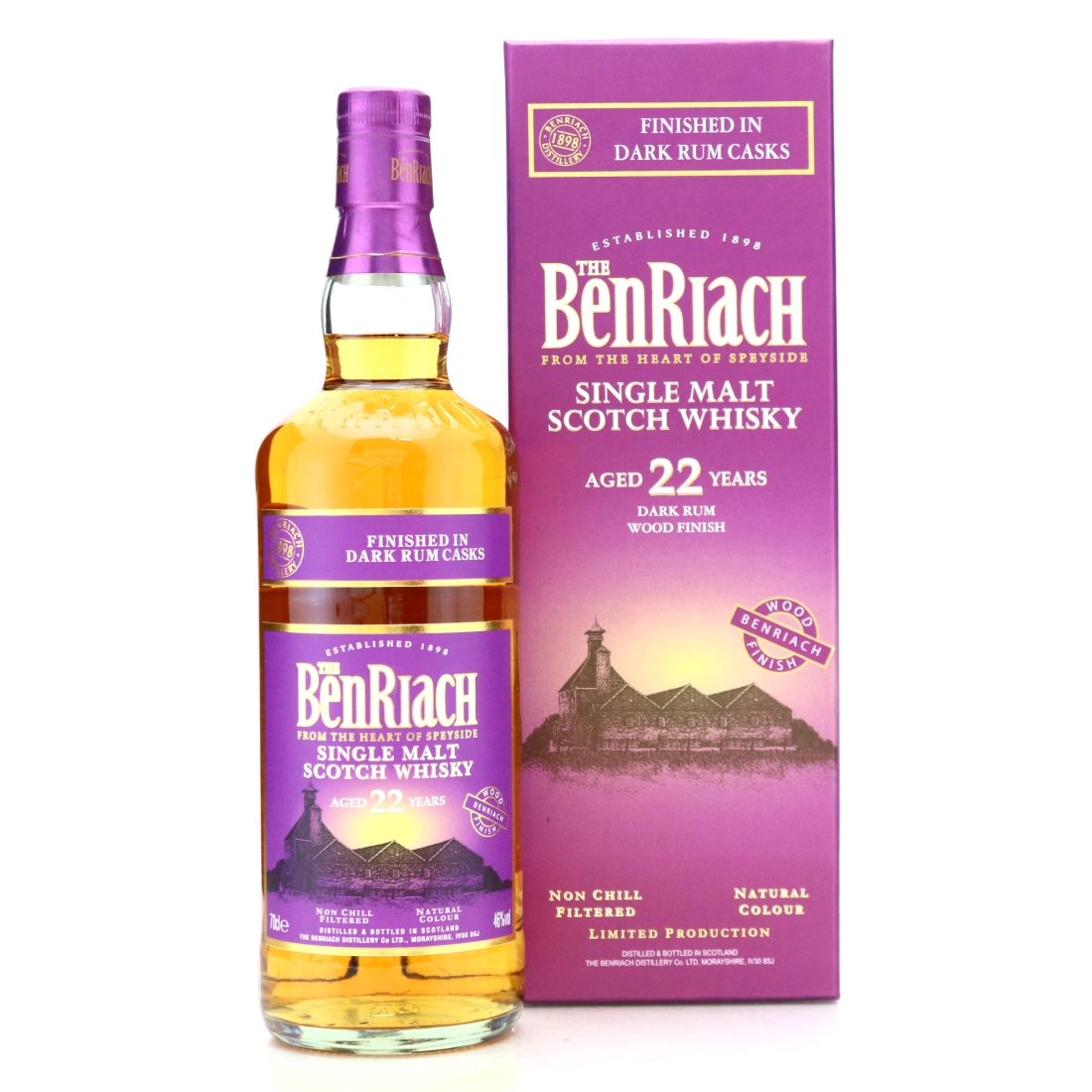 Benriach 22 Year Old Dark Rum Wood Finish
