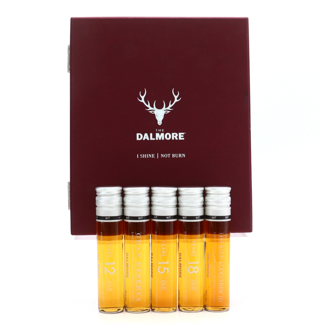 Dalmore 'I Shine Not Burn' Vial Gift Pack / 5 x 4cl