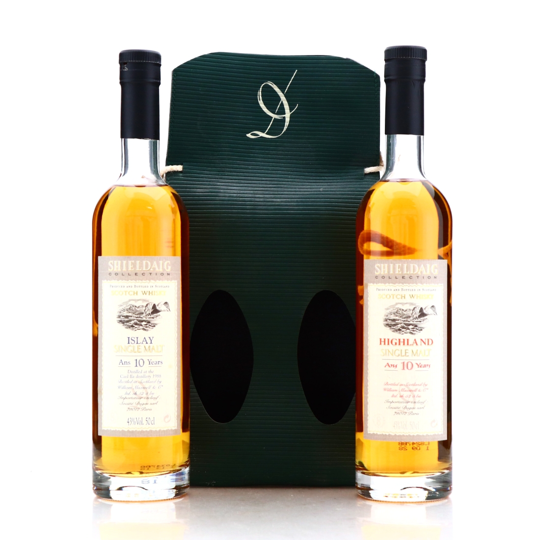 Caol Ila 1988 & Highland Single Malt Shieldaig Collection 10 Year Old 2 x 50cl