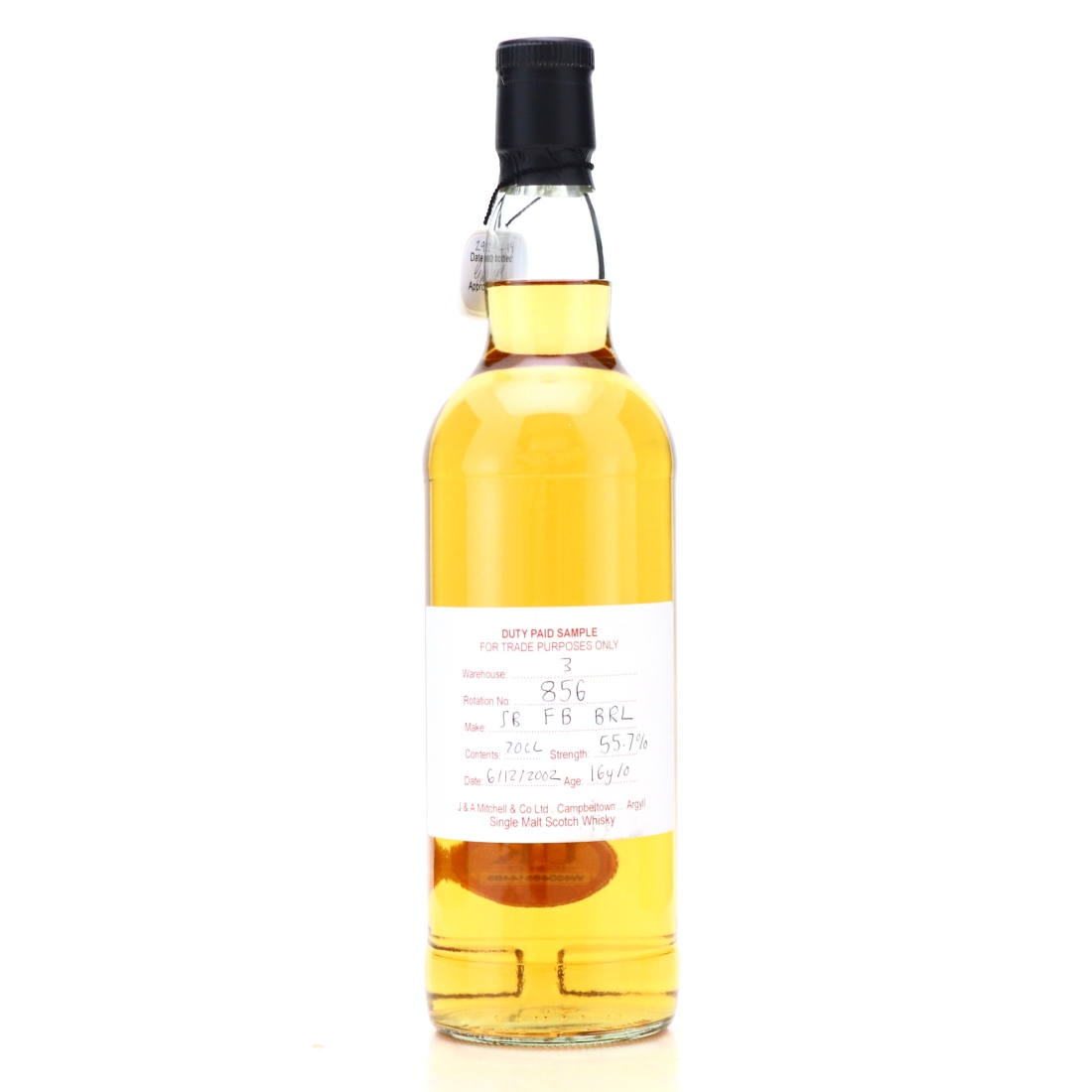Springbank 2002 Duty Paid Sample 16 Year Old / Fresh Bourbon Barrel