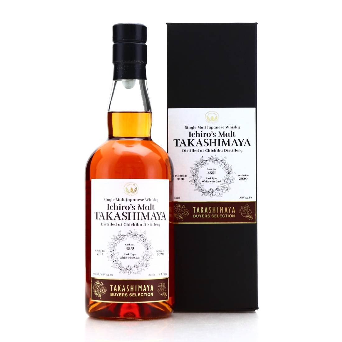 Chichibu 2011 Single White Wine Cask #4551 / Takashimaya Buyers Selection