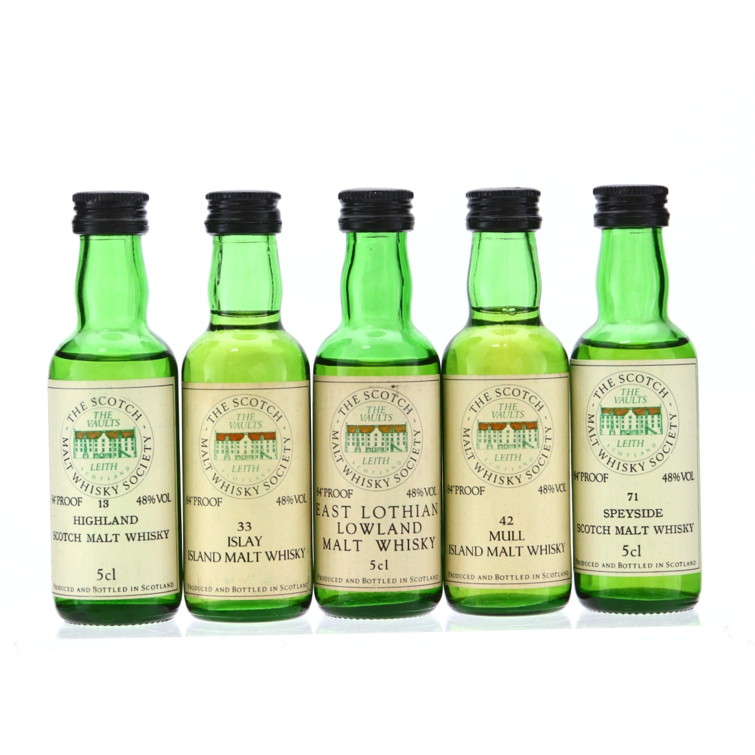 Scotch Malt Whisky Society Miniature x 5