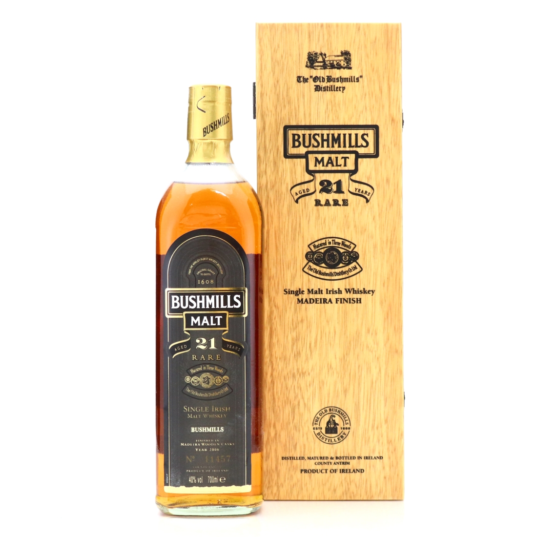 Bushmills 21 Year Old Madeira Finish 2006
