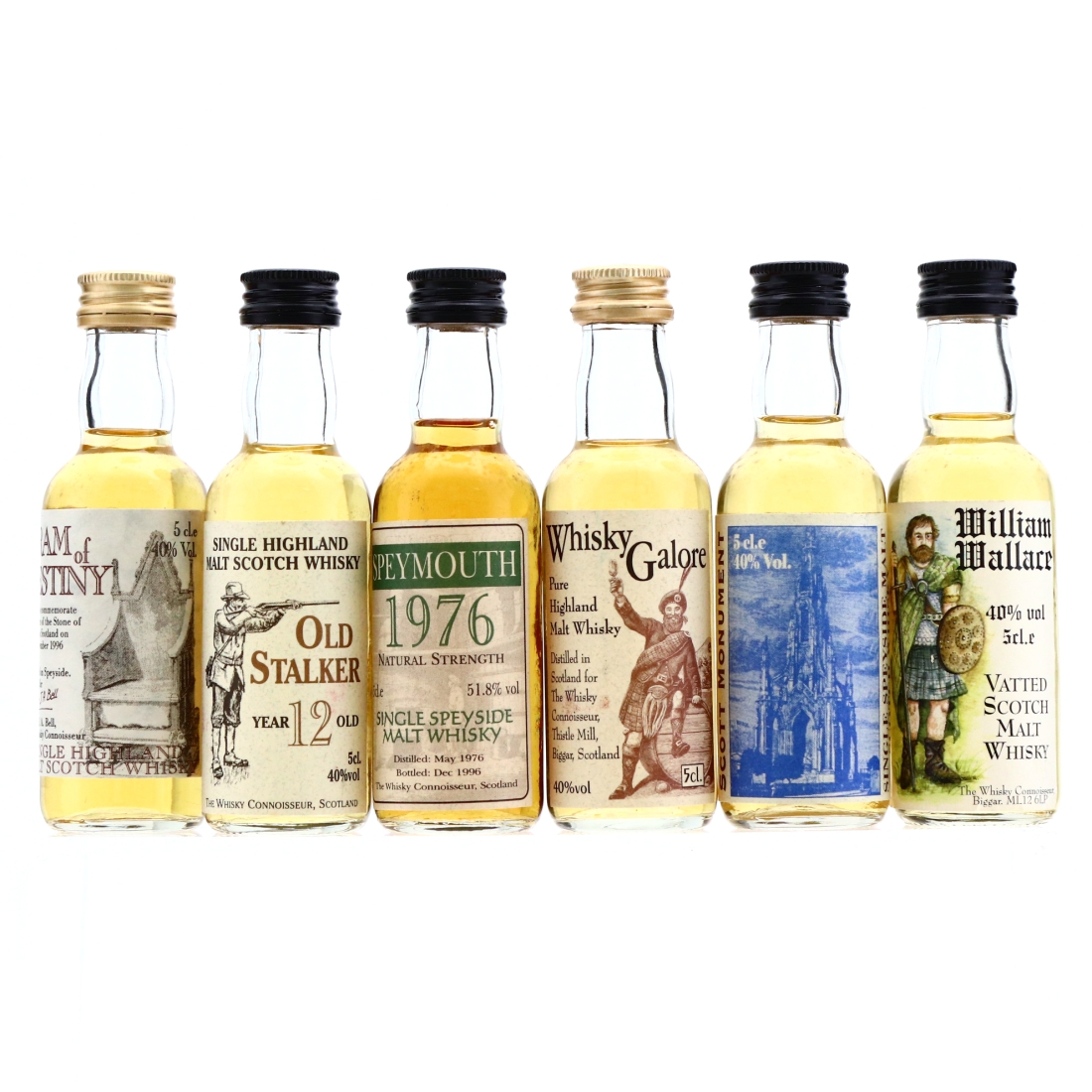 The Whisky Connoisseur Miniature x 6