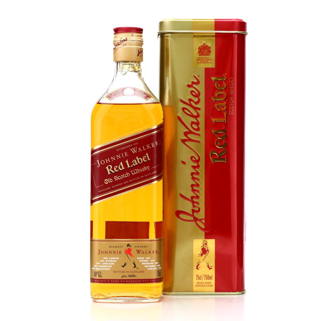 Johnnie Walker Red Label - Collectors Tin Whisky | Whisky Auctioneer