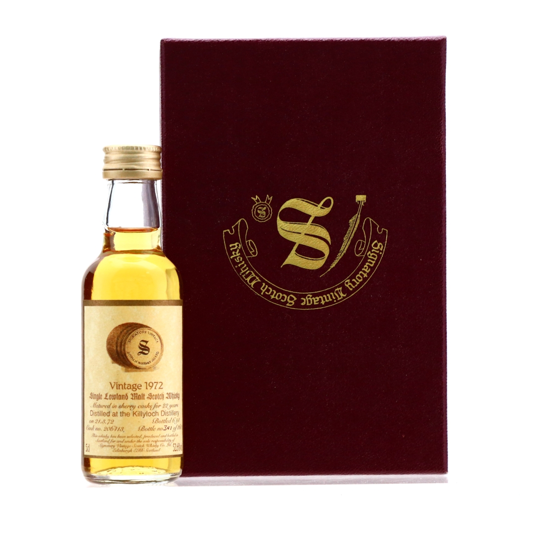 Killyloch 1972 Signatory Vintage 22 Year Old Miniature