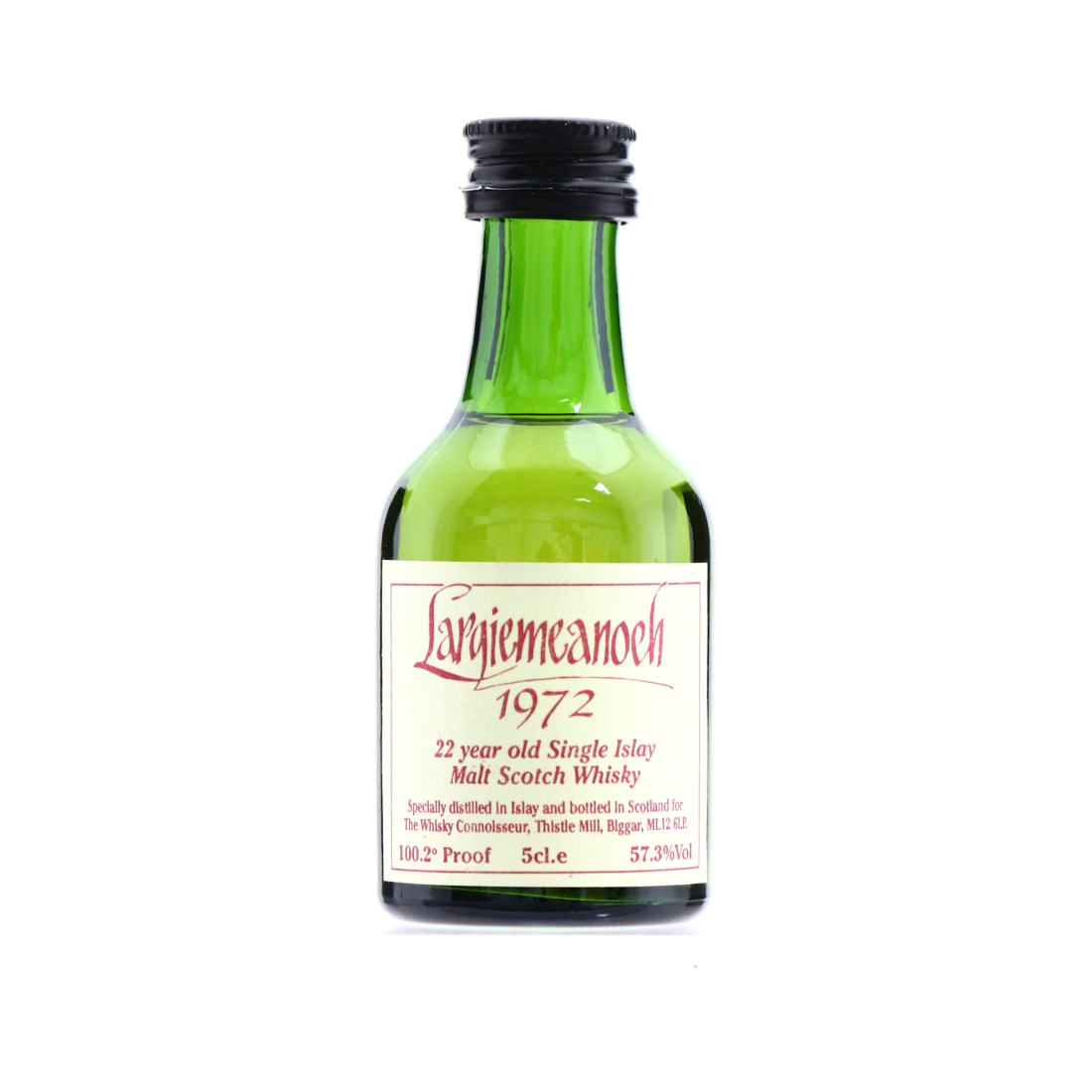 Bowmore 'Largiemeanoch' 1972 Whisky Connoisseur 22 Year Old Miniature