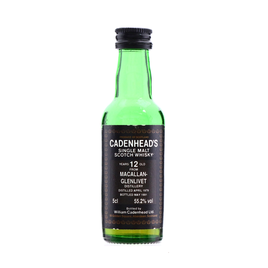 Macallan 1979 Cadenhead's 12 Year Old Miniature 5cl