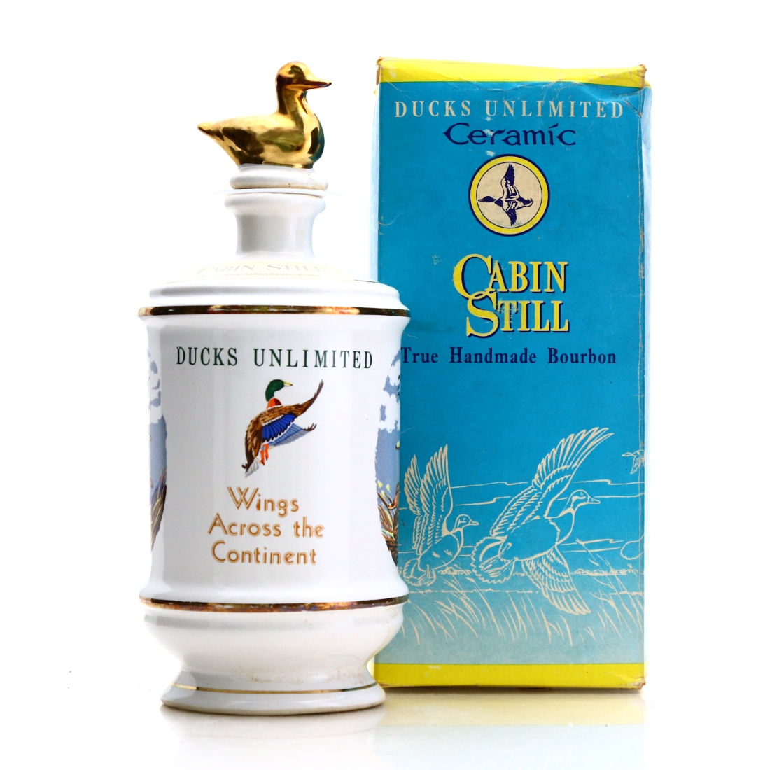 Cabin Still 5 Year Old Kentucky Straight Bourbon Ducks Unlimited Decanter 1973 / Stitzel-Weller