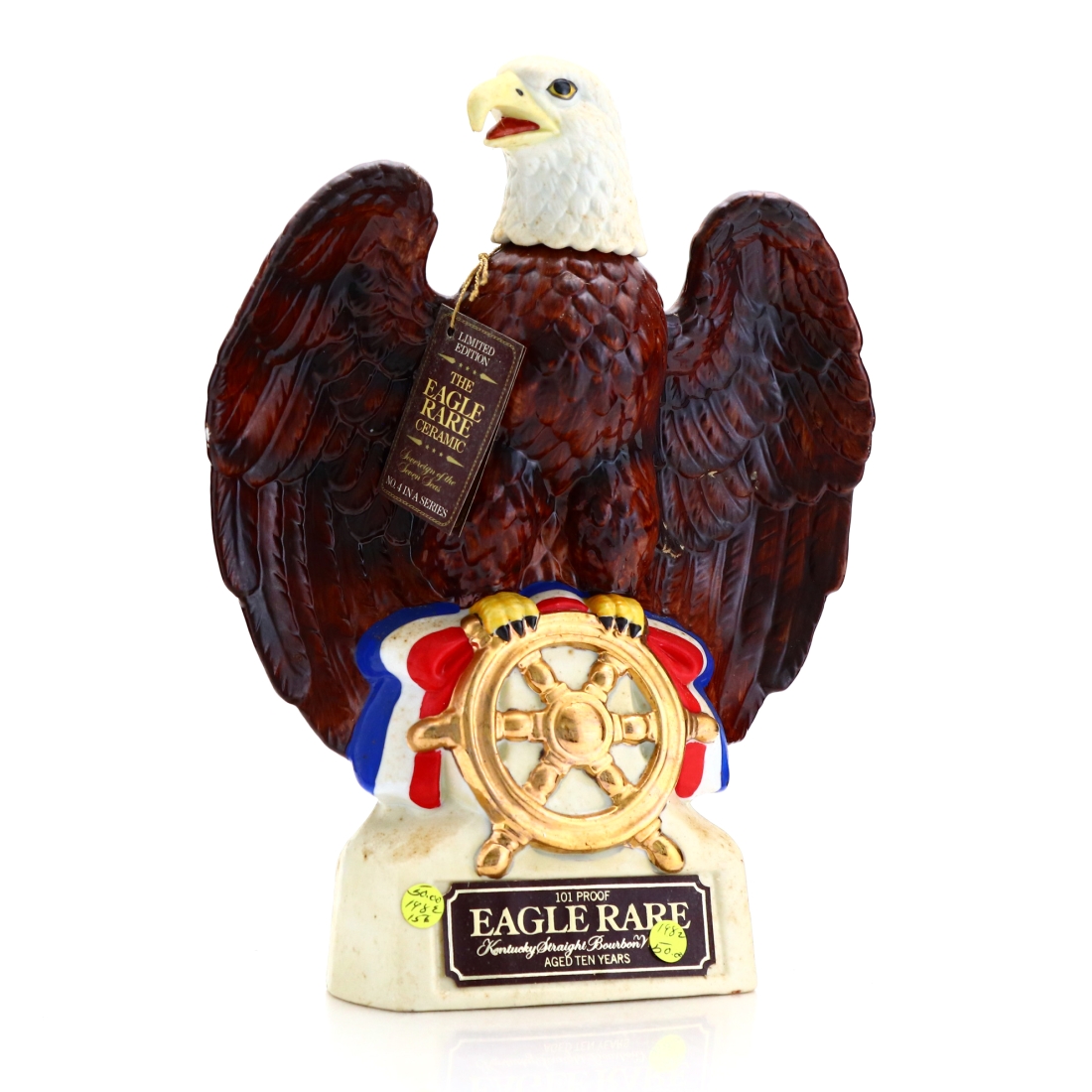 Eagle Rare 10 Year Old 101 Proof Sovereign of the Seven Sea Decanter No.4 1982