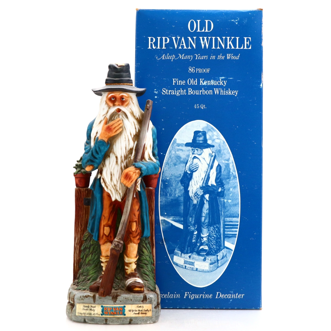 Old Rip Van Winkle 7 Year Old Third Design Decanter 1978