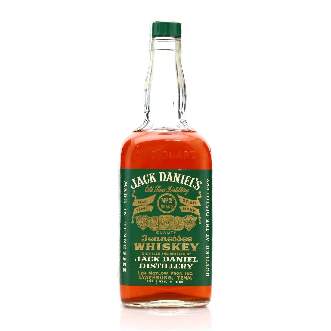 Jack Daniel's Old No.7 Green Label 90 Proof 1966