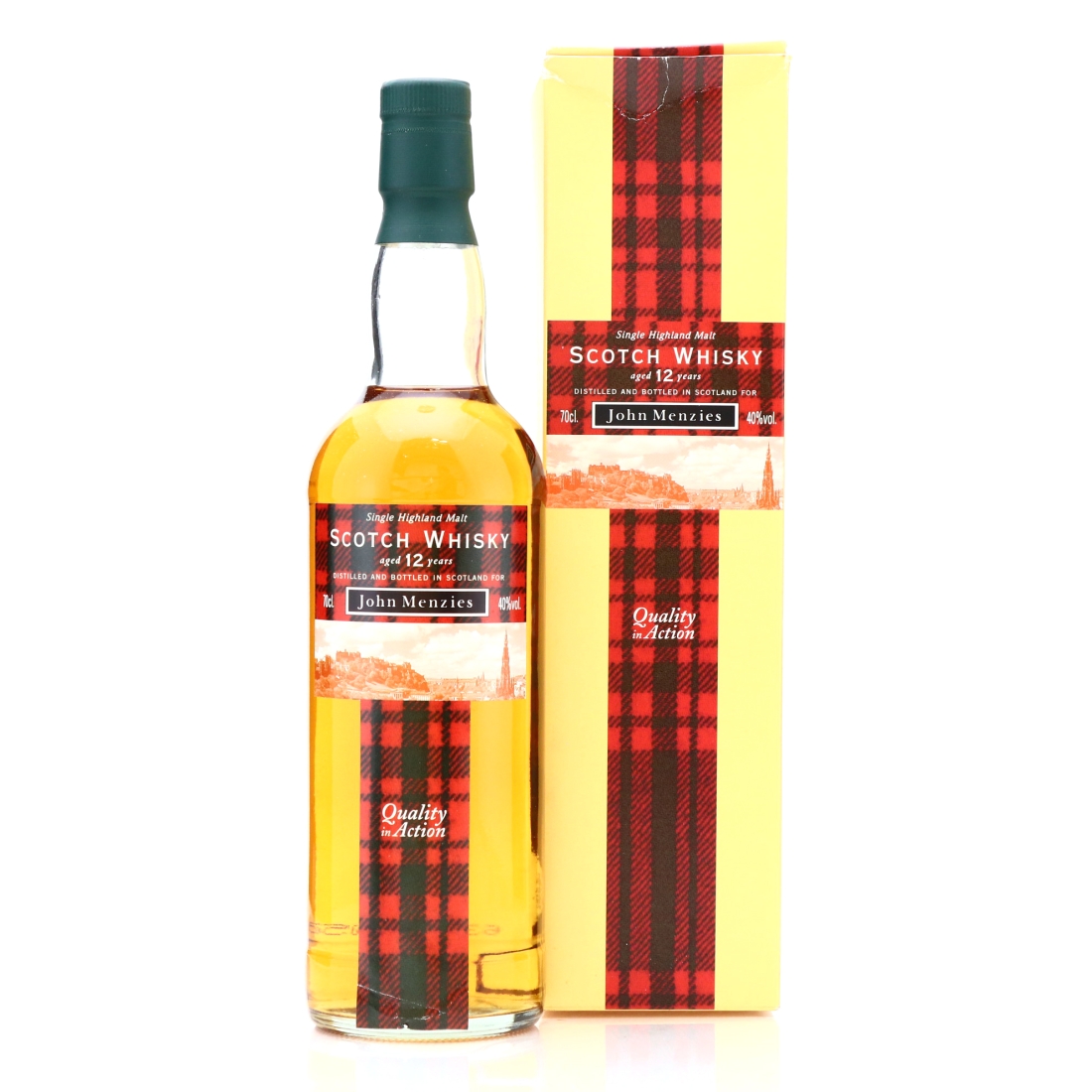 John Menzies 12 Year Old Highland Single Malt 1990s