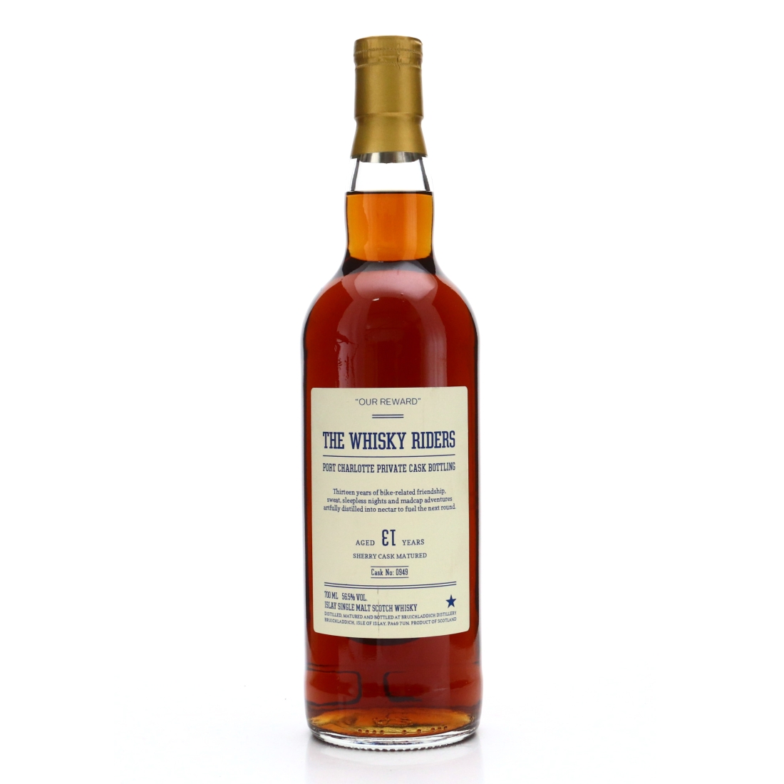 Port Charlotte 13 Year Old Private Sherry Cask #949 / The Whisky Riders