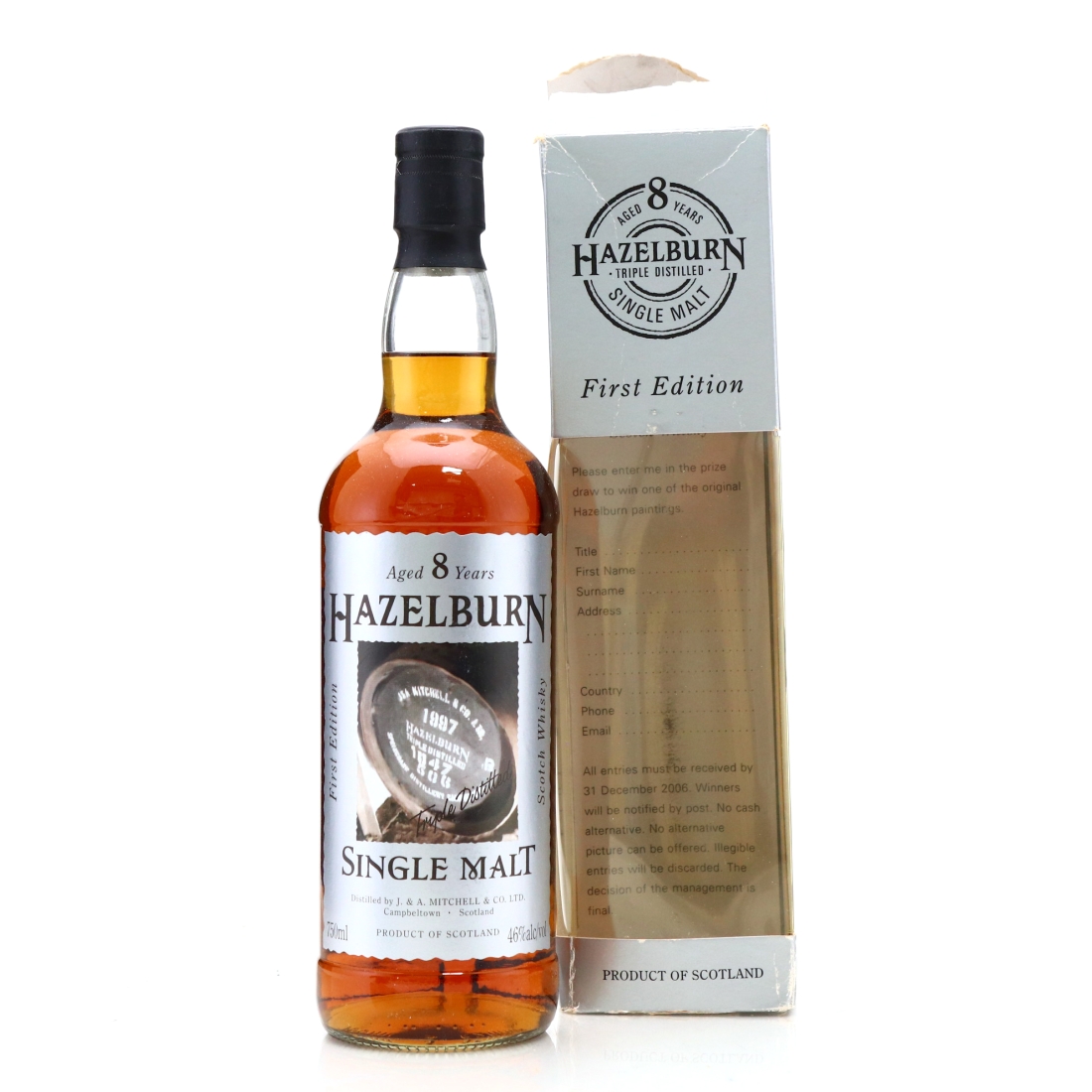 Hazelburn 8 Year Old First Edition 'The Casks' 75cl / US Import
