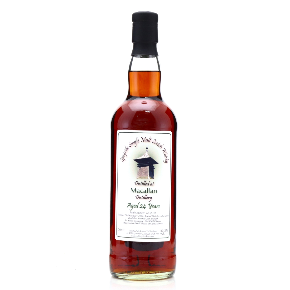 Macallan 1989 Whisky Broker 24 Year Old