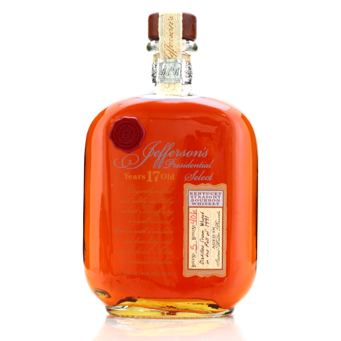 Jefferson's Presidential Select 1991 17 Year Old Bourbon Batch #5 / Stitzel-Weller