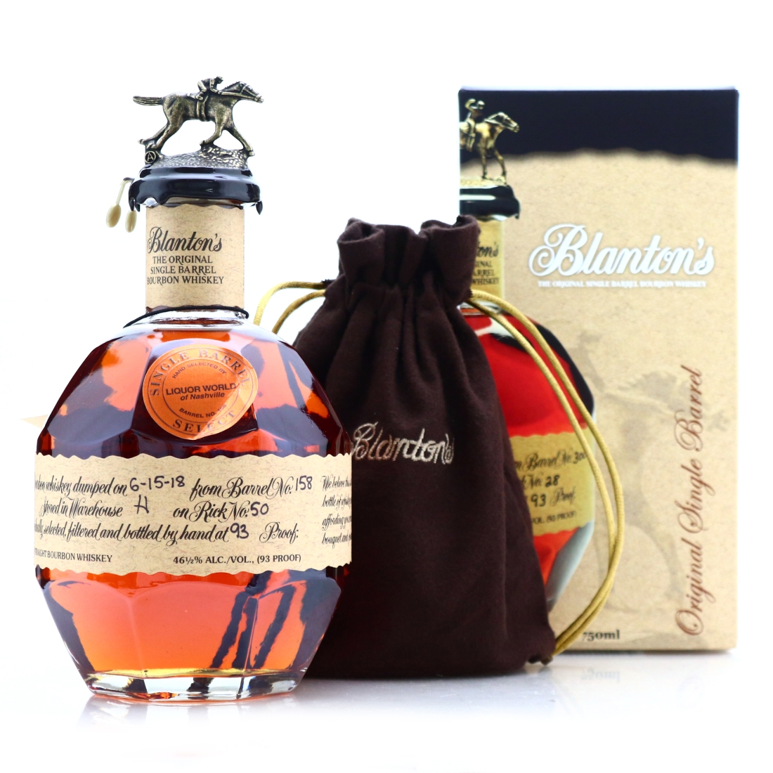 Blanton's Single Barrel dumped 2018 / Liquor World of Nashville