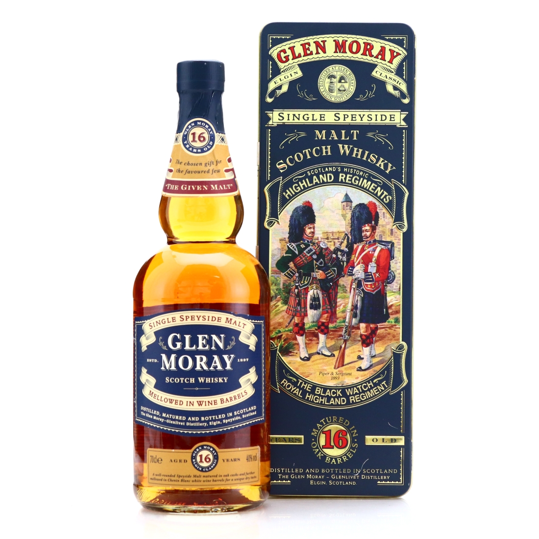 Glen Moray 16 Year Old Chenin Blanc Finish / Queen's Own Cameron Highlanders