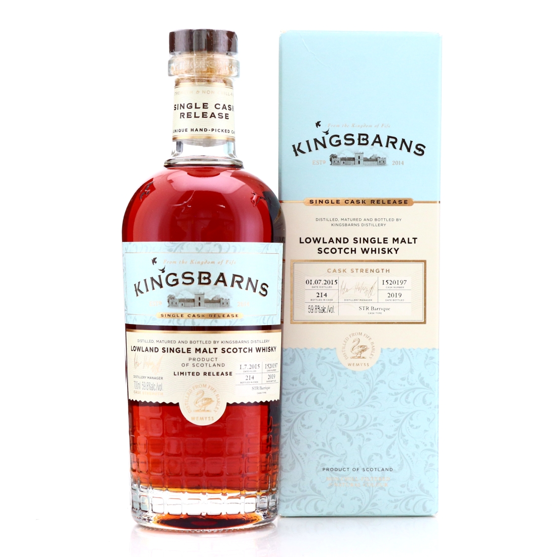 Kingsbarns 2015 Single STR Cask #1520197