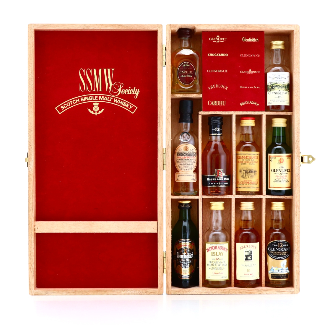 Scotch Single Malt Whisky Society Miniature Presentation pack 10 x 5cl