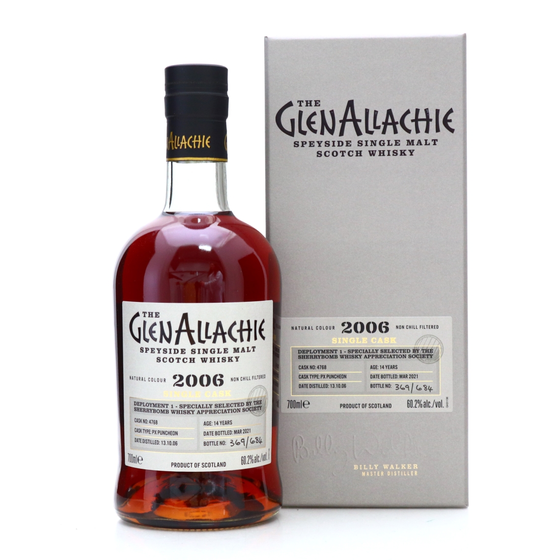 Glenallachie 2006 Single PX Cask 14 Year Old #4768 / Sherrybomb