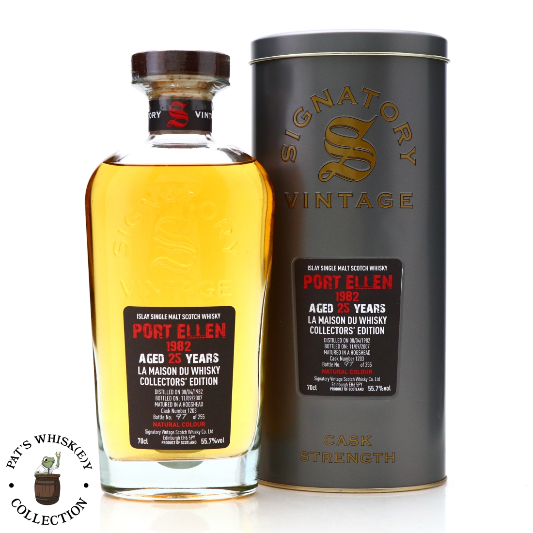 Port Ellen 1982 Signatory Vintage 25 Year Old Cask Strength / LMDW