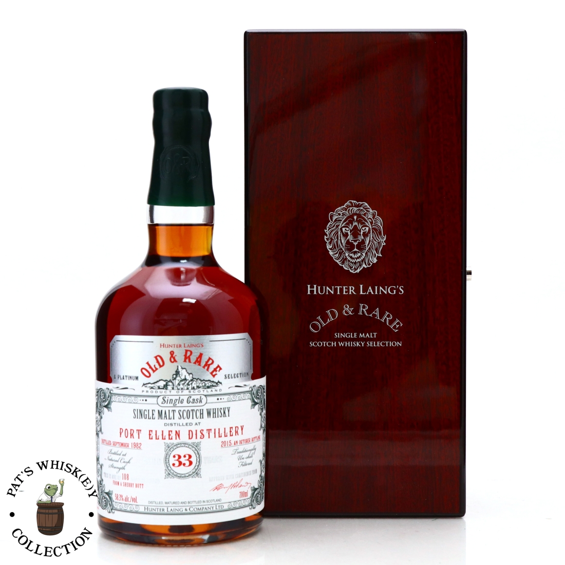 Port Ellen 1982 Hunter Laing 33 Year Old / Old and Rare