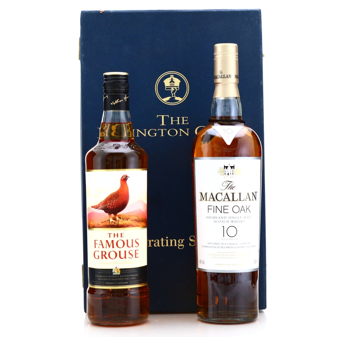 Macallan 10 Year Old Fine Oak & Famous Grouse 2 x 70cl / Edrington