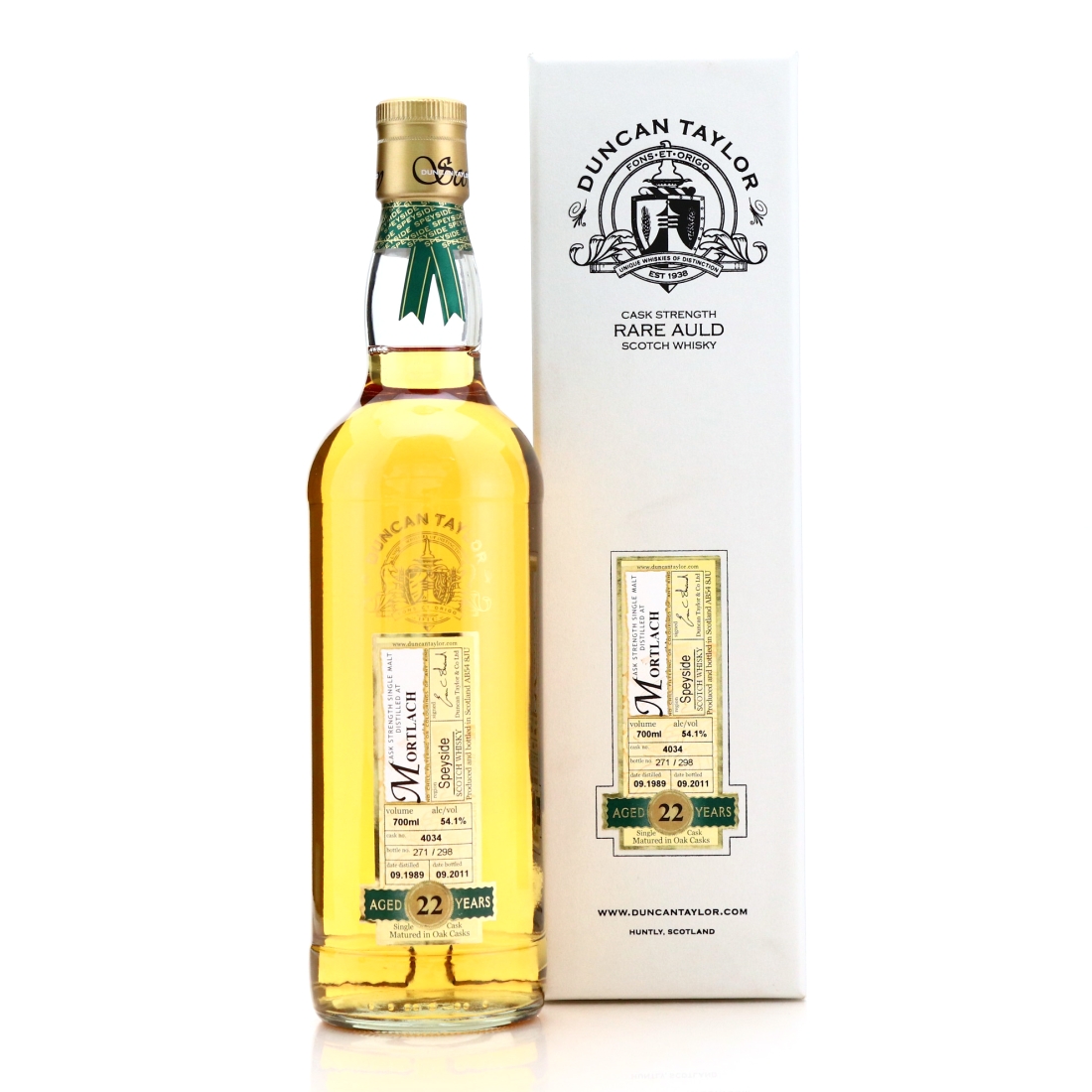 Mortlach 1989 Duncan Taylor 22 Year Old