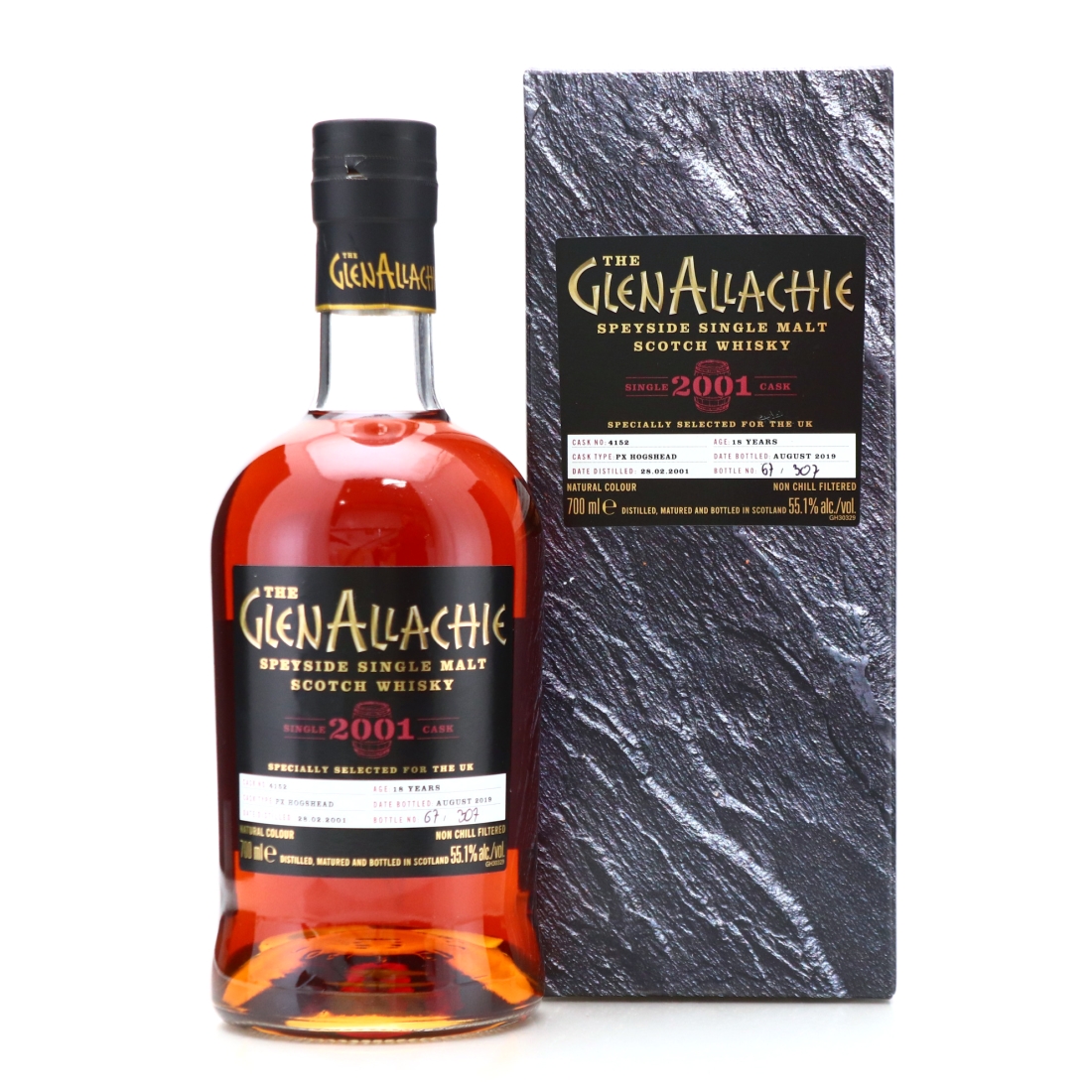 Glenallachie 2001 Single PX Cask 18 Year Old #4152 / UK Exclusive