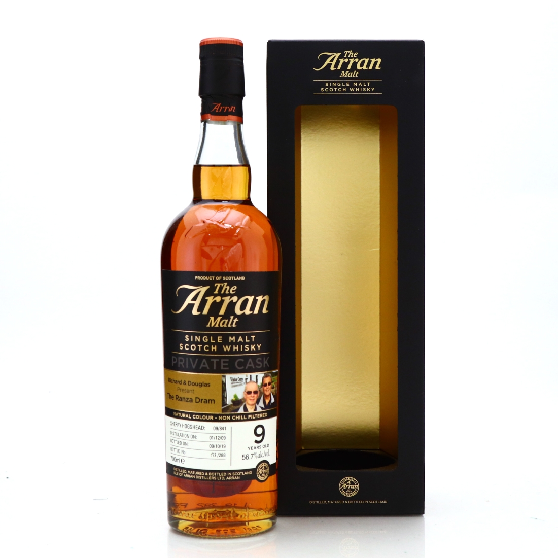 Arran 2009 Single Sherry Cask 9 Year Old #/841 / The Ranza Dram