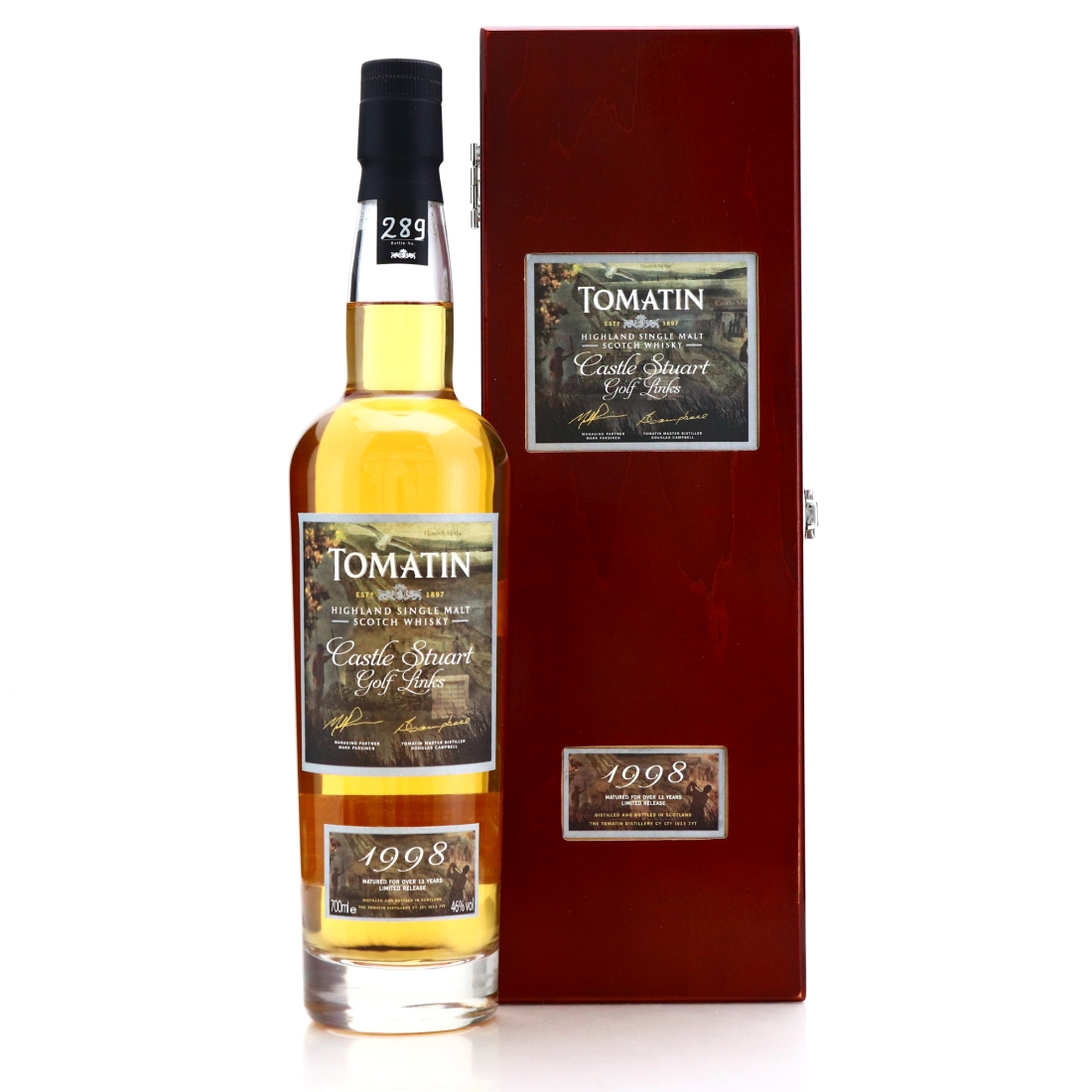 Tomatin 1998 Single Cask 13 Year Old #2153 / Castle Stuart Golf Links
