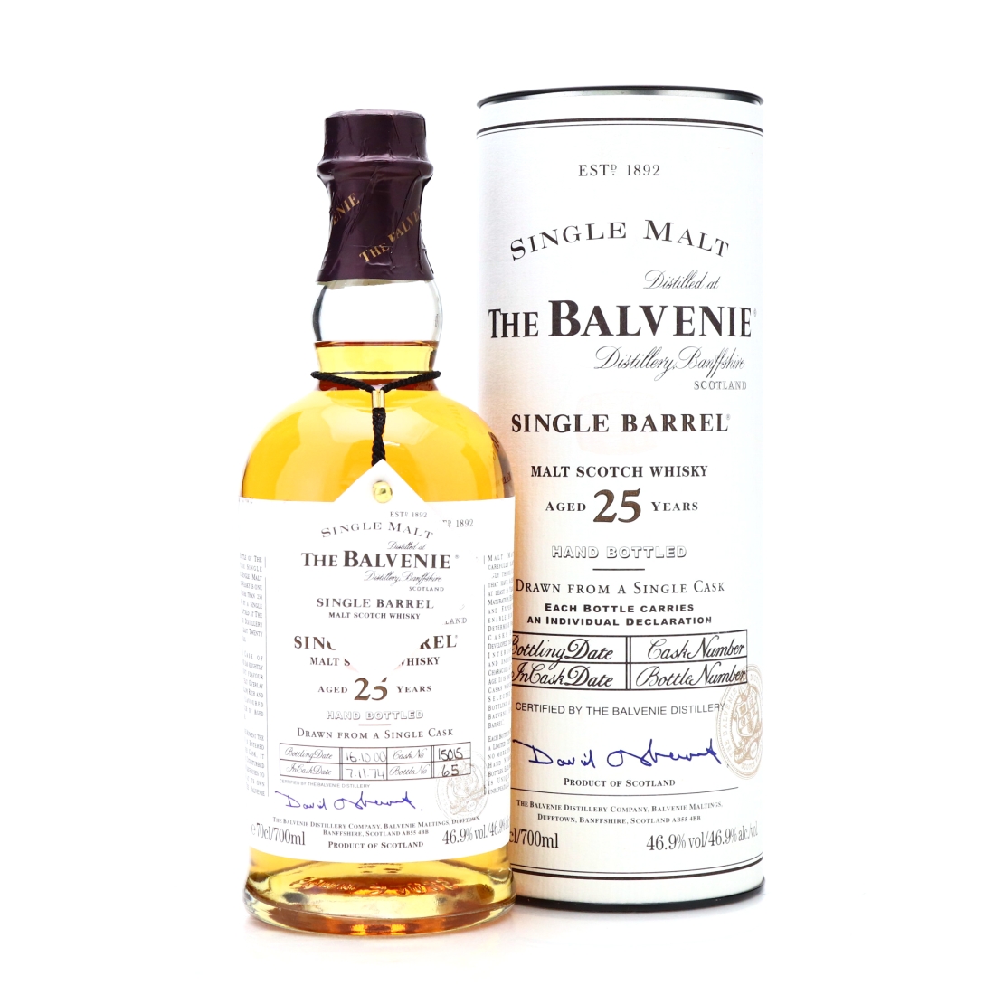 Balvenie 1974 Single Barrel 25 Year Old #15015