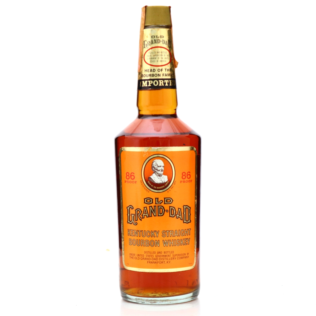 Old Grand-Dad Kentucky Straight Bourbon 1980s