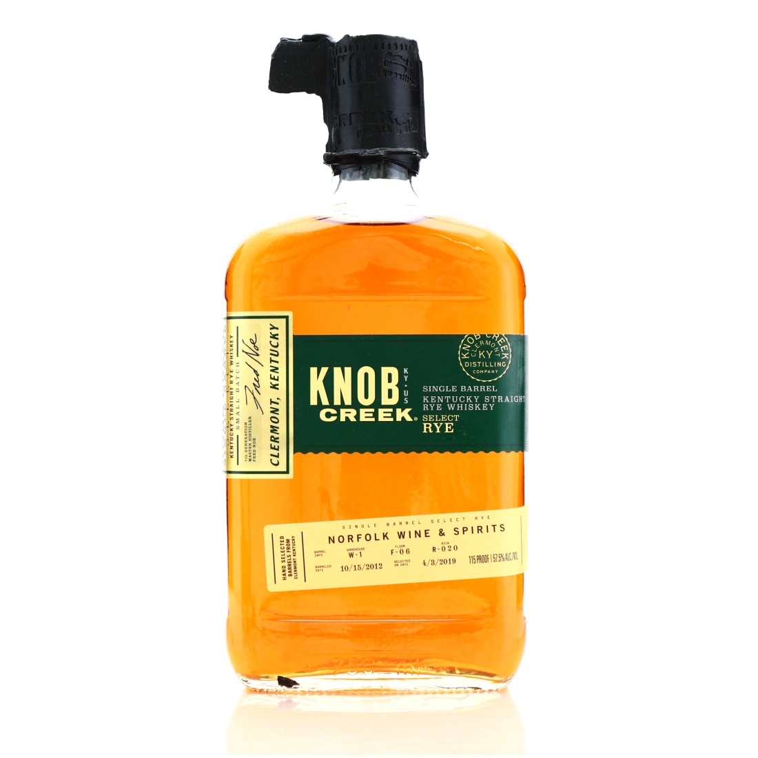 Knob Creek Single Barrel Rye / Norfolk Wine & Spirits
