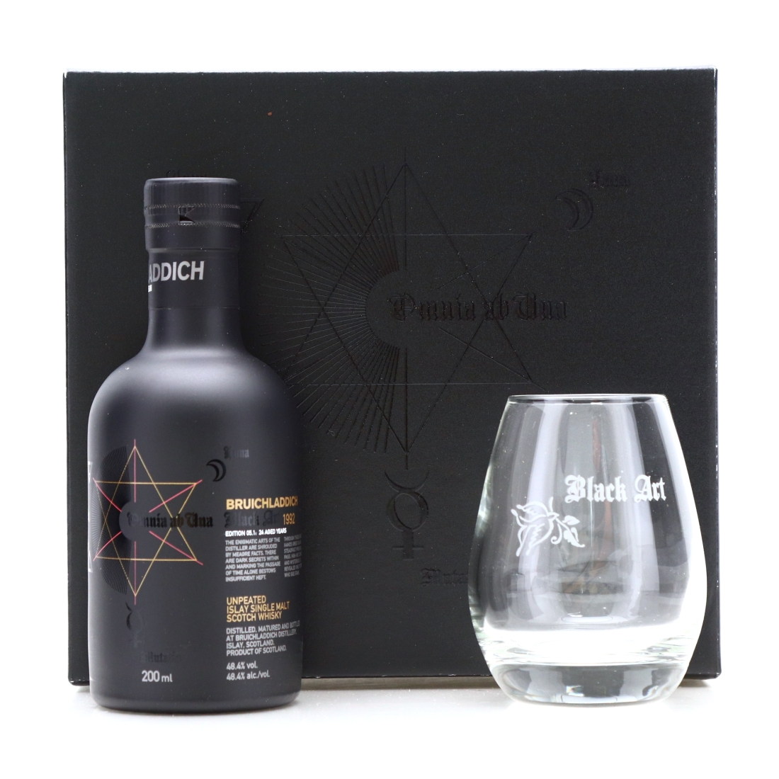 Bruichladdich 1992 Black Art 24 Year Old Gift Pack 20cl / Edition 5.1