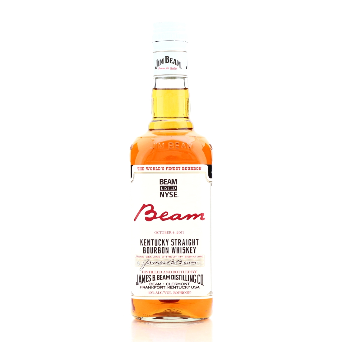 Jim Beam White Label 2011 / NYSE Bottling