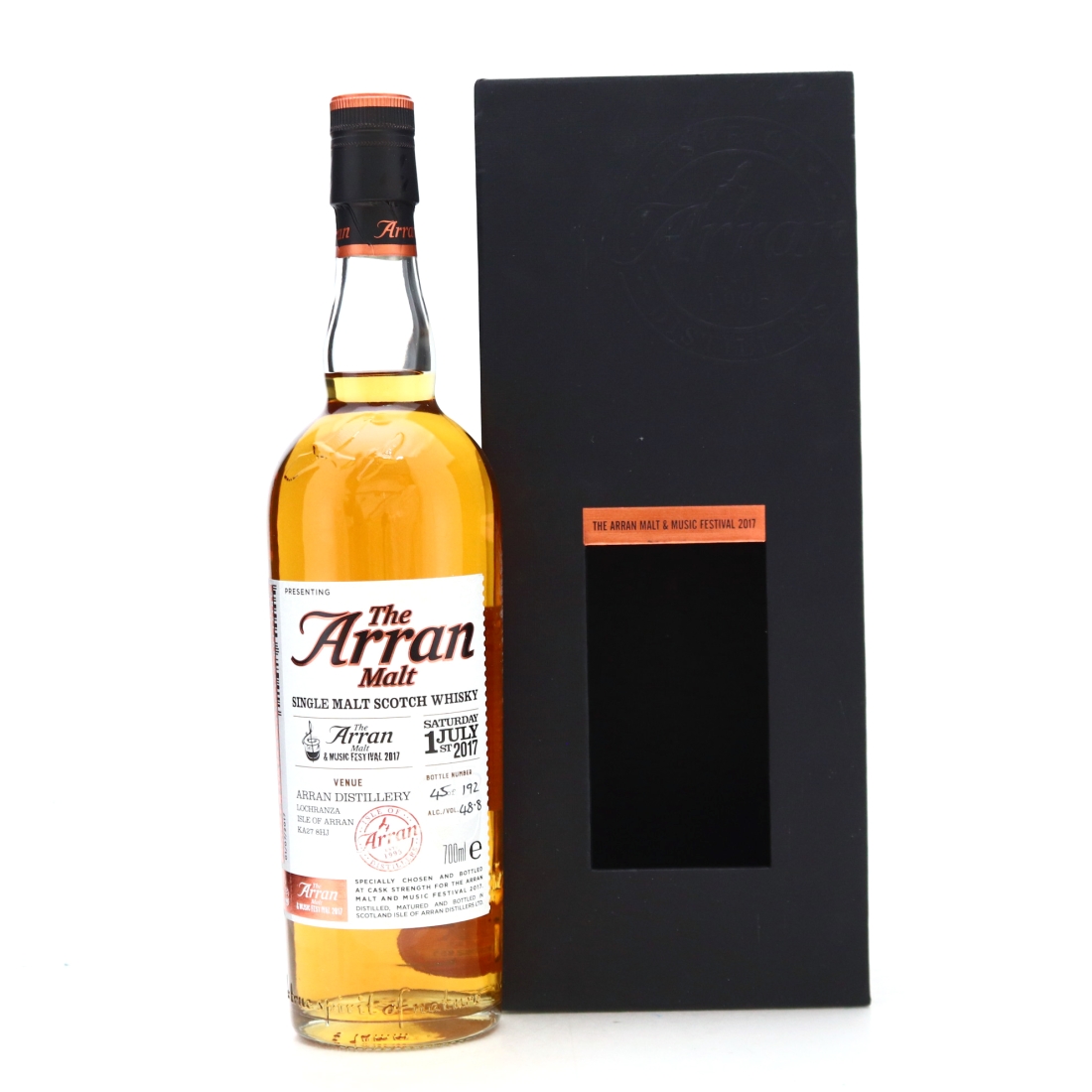 Arran 1995 Single Bourbon Cask 21 Year Old #368 / Malt and Music Festival 2017